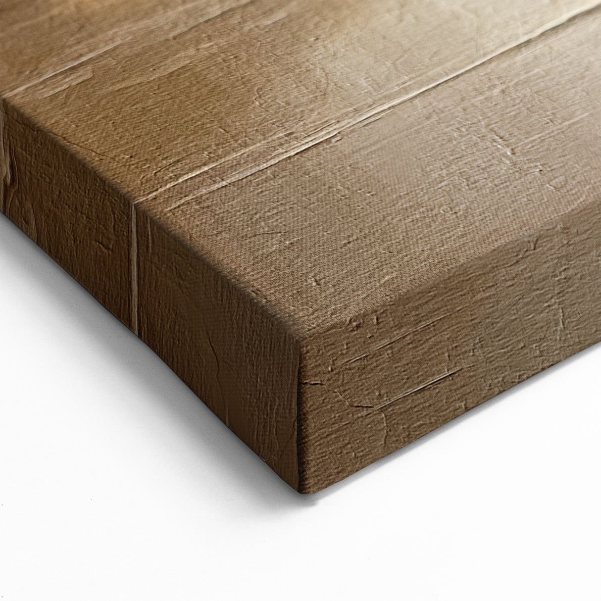 Golden Glow Landscape Abstract Art – Modern Serene Canvas Wall Decor