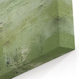 Nature's Harmony Landscape Canvas Art – Tranquil Green Abstract Design