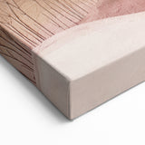 Soft Pink Landscape Abstract Art – Dreamy Pastel Canvas Wall Decor