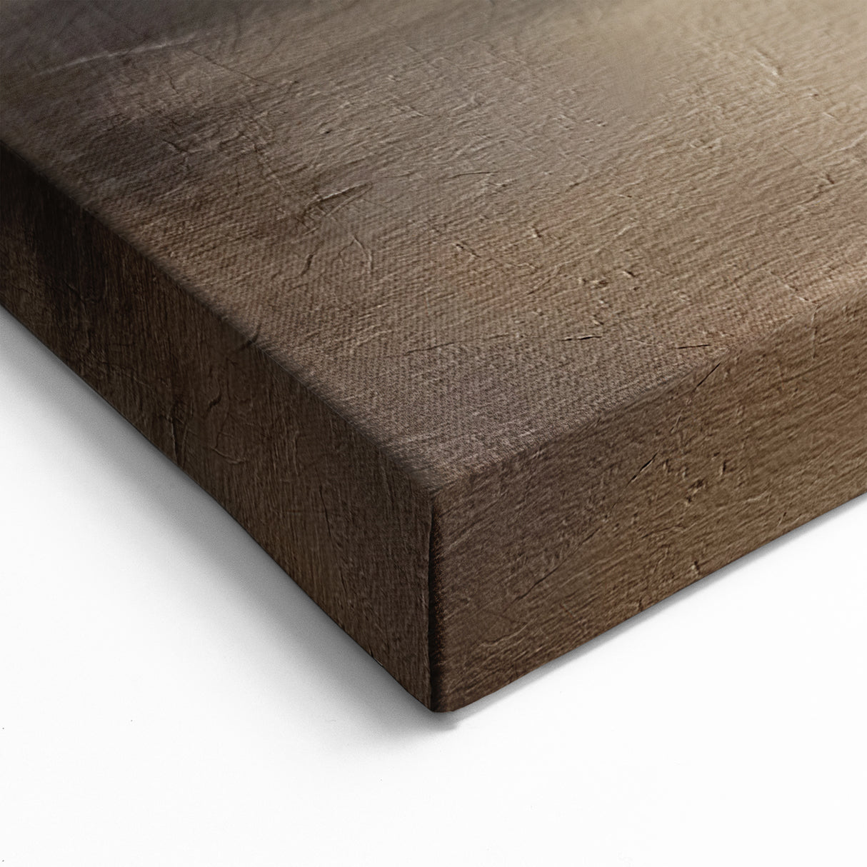 Golden Glow Abstract Landscape Art – Modern Tranquil Canvas Wall Decor