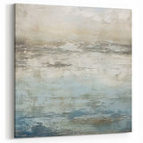 Pastel Sky and Sea Abstract Art – Tranquil Coastal Canvas Wall Decor