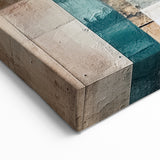 Intricate Archway Abstract Architecture Canvas - Beige and Green Wall Art