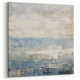 Modern Abstract Landscape - Calm Ocean Horizon Wall Art Decor