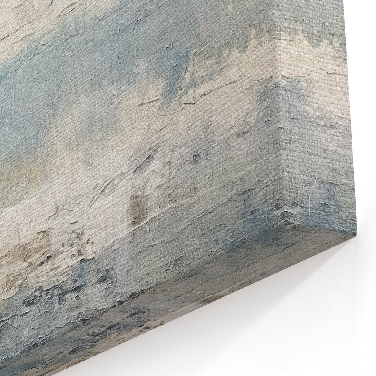 Modern Abstract Landscape - Calm Ocean Horizon Wall Art Decor