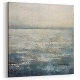 Abstract Nature Wall Art - Serene Waterscape Canvas for Modern Decor