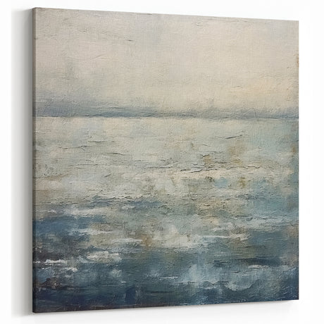 Abstract Nature Wall Art - Serene Waterscape Canvas for Modern Decor