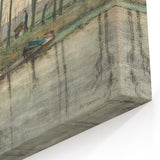 Modern Wall Art: Serene Amsterdam Landscape with Minimalist Touch