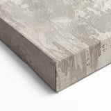 Minimalist Feather Texture Art in Soft Gray Tones - Elegant Wall Decor