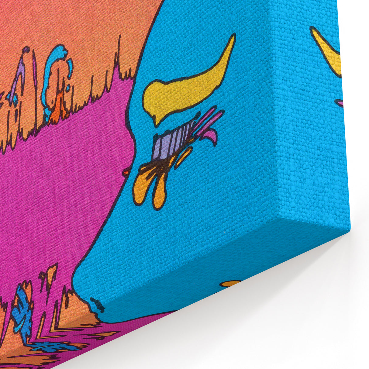 Modern Wall Art: Bold U.S.I.A. Psychedelic Poster by Peter Max