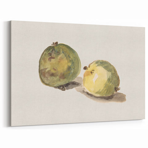 Modern Wall Art: Elegant Still Life of Apples by Édouard Manet