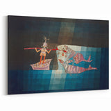 Modern Wall Art: Paul Klee’s Whimsical Seafarers Battle Scene