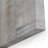 Modern Abstract Canvas - Metallic Gray and Gold Textured Wall Art