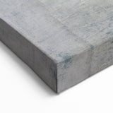 Modern Abstract Canvas - Metallic Gray and Gold Textured Wall Art