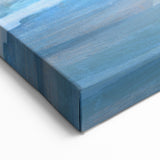 Serene Abstract Landscape - Pastel Sunrise Over Ocean Canvas Art