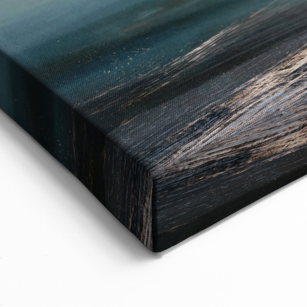 Modern Landscape Abstract Wall Art - Elegant Sunset Ocean Canvas Decor