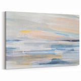 Colorful Abstract Scenery Canvas - Coastal Tranquility Landscape Art