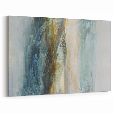 Artistic Landscape Design - Deep Forest Abstract Nature Canvas