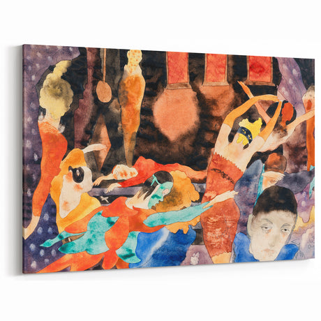Modern Wall Art: Charles Demuth’s The Masque of the Red Death in Vibrant Colors