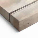 Contemporary Landscape Abstract Art - Soft Blue & Beige Canvas Print