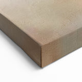 Elegant Abstract Landscape Art - Soft Pastel Pink & Beige Canvas Decor