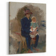Modern Wall Art of Seated Figure with Child - Abstract Contemporary Art Print