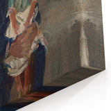 Modern Wall Art of Seated Figure with Child - Abstract Contemporary Art Print