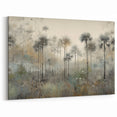Dreamy Forest Landscape Art - Misty Palm Trees & Nature Canvas Decor
