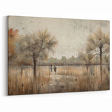 Contemporary Landscape Prints - Tranquil Desert Scene with Palm Trees