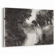 Mystical Impressionism Wall Art - A Bather by Camille Pissarro