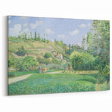 A Cowherd at Valhermeil - Impressionist Landscape by Camille Pissarro