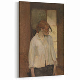 A Montrouge – Rosa La Rouge - Portrait by Toulouse-Lautrec