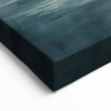 Soft Abstract Seascape Art - Muted Green Minimalist Ocean Canvas Print