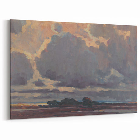 After the Storm - Moody Landscape by Lajos Csordák