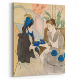 Afternoon Tea Party - Elegant Social Scene by Mary Cassatt