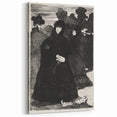 At the Prado II - Elegant Etching by Édouard Manet