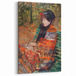Autumn, Portrait of Lydia Cassatt - Vibrant Portrait by Mary Cassatt