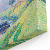 Amberley Valley - Bright Pointillist Landscape by Alfred William Finch