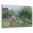 Apple Trees in Éragny, Sunny Morning - Idyllic Landscape by Camille Pissarro