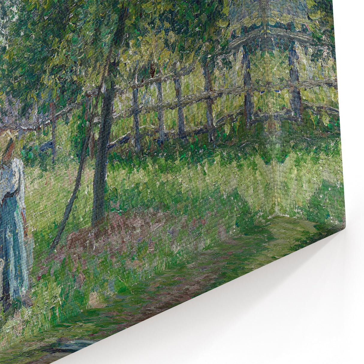 Apple Trees in Éragny, Sunny Morning - Idyllic Landscape by Camille Pissarro