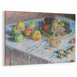 Apples and Grapes - Colorful Still Life by Claude Monet