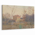 Autumn at the Edge of a City - Tranquil Landscape by László Mednyánszky