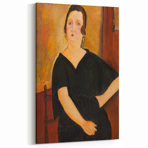 Modern Wall Art - Elegant Portrait of a Lady - Contemporary Art Print
