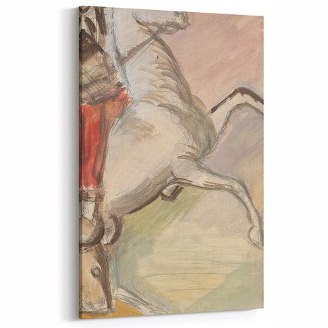 Modern Wall Art - Dynamic Horse Sketch - Abstract Contemporary Art Print