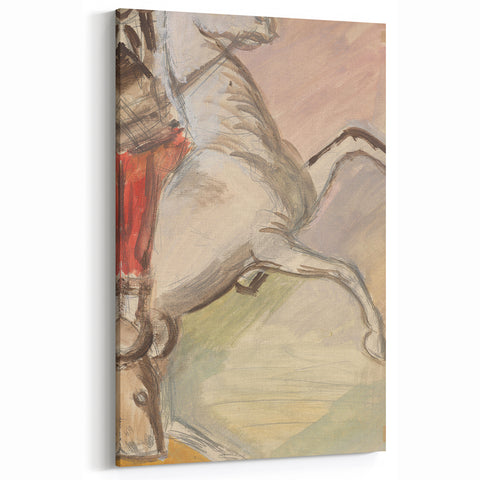 Modern Wall Art - Dynamic Horse Sketch - Abstract Contemporary Art Print