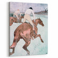 Modern Wall Art - Dynamic Jockeys and Horses - Contemporary Art Print