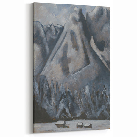 Modern Wall Art - Dramatic Waxenstein Peaks Landscape - Mountain Art Print