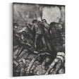 Modern Wall Art - Dramatic War Scene Illustration - Historical Art Print