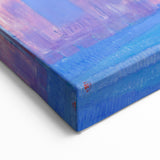 Modern Wall Art - Abstract Church Tower Scene - Vibrant Colorful Print