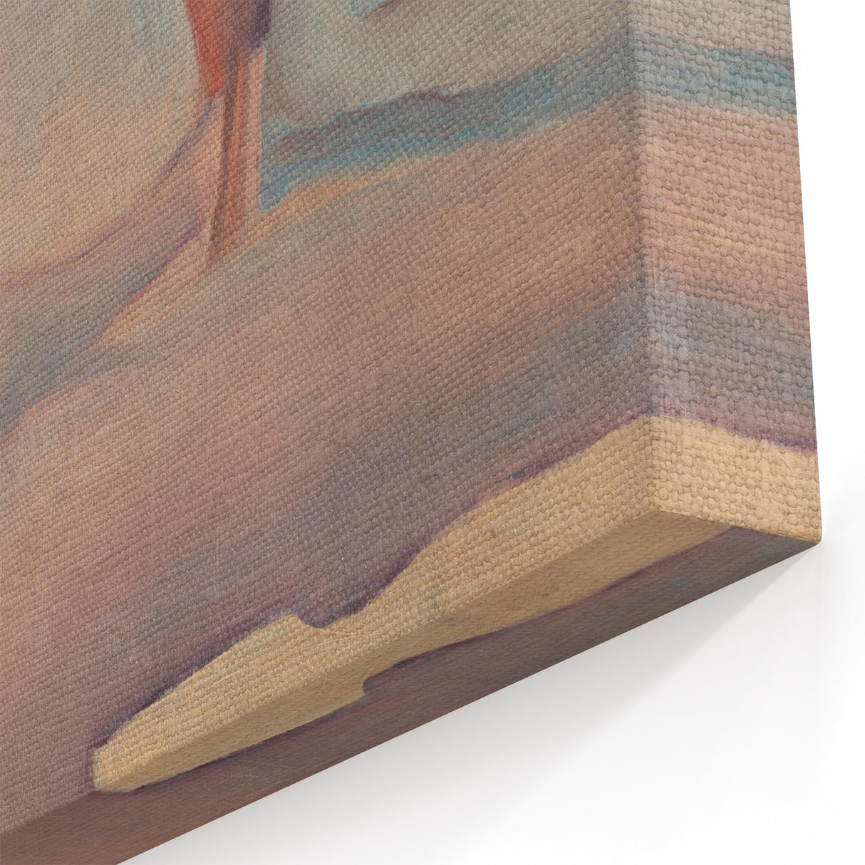 Modern Wall Art - Scenic Village Landscape - Unique Gypsy Camp Print