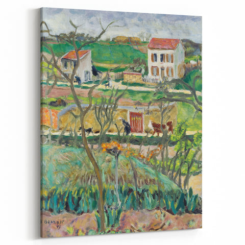 Modern Wall Art - Tranquil Rainy Landscape Scene - Nature Art Print